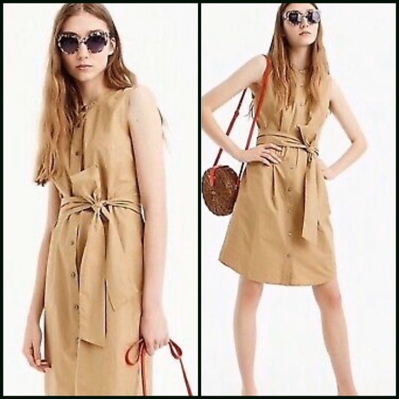 J. Crew Dresses & Skirts - NWT J. Crew Collection Tan Cotton Dress